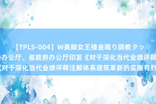 【TPLS-004】W美脚女王様金蹴り調教タッグマッチ 党务公开丨省委办公厅、省政府办公厅印发《对于深化当代业绩评释注解体系建筑革新的实施有野心》